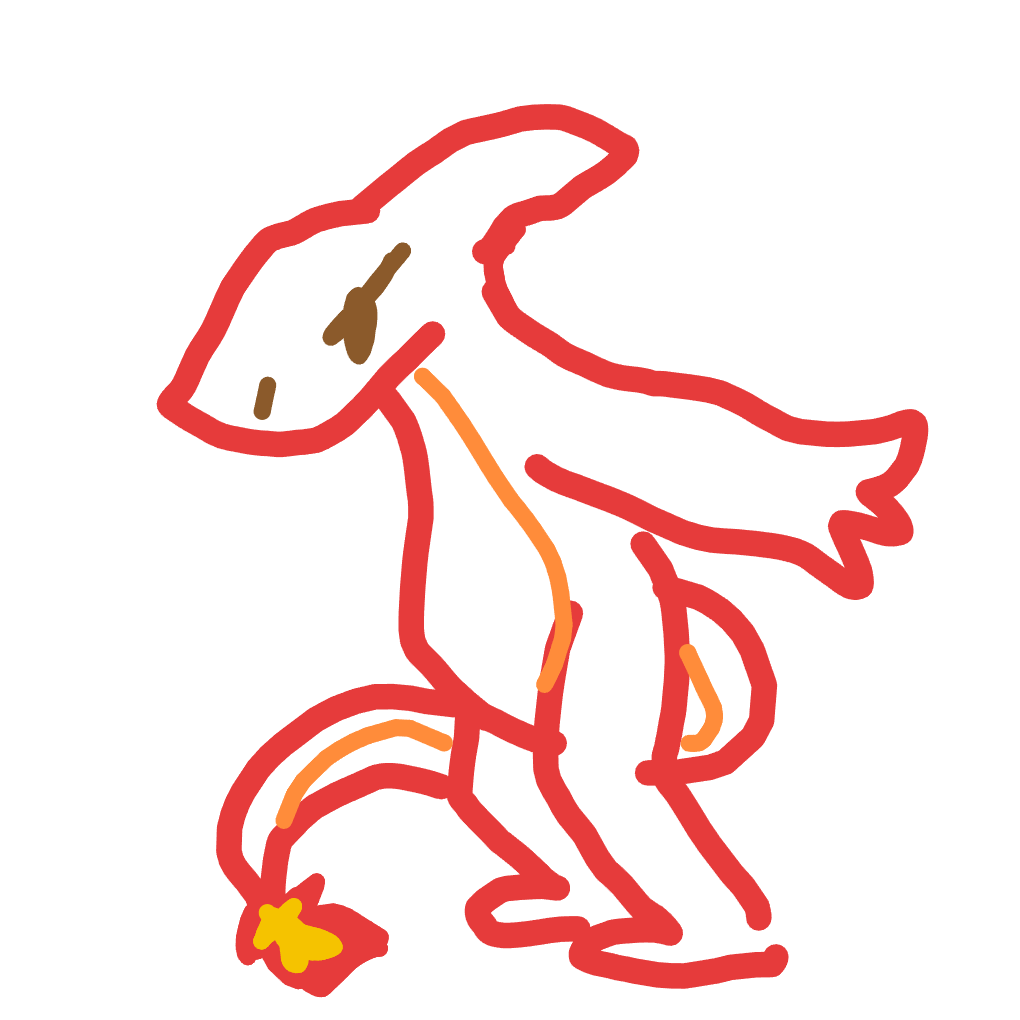 NeoHitmonlee886's drawing of Charmeleon — Pokémon sketch on Sketchdex