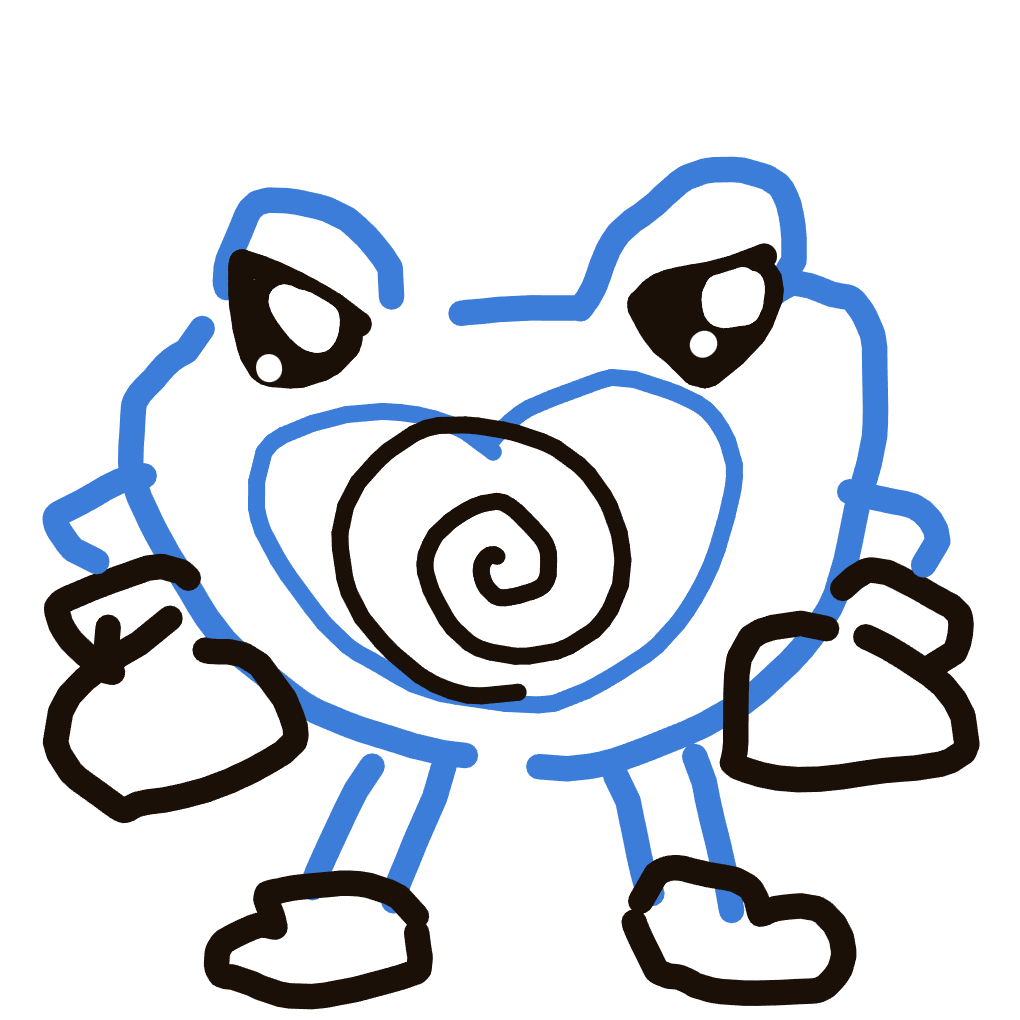NeoHitmonlee886's drawing of Poliwrath — Pokémon sketch on Sketchdex