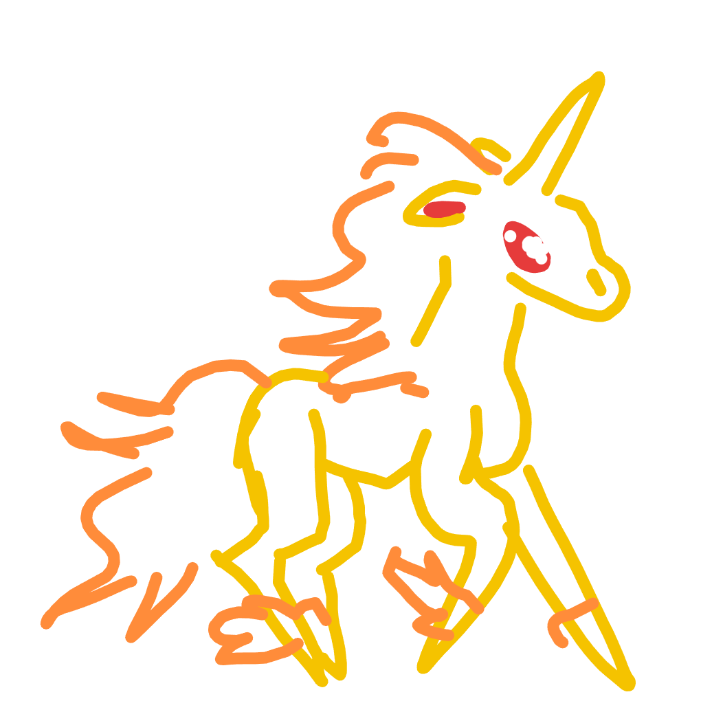 NeoHitmonlee886's drawing of Rapidash — Pokémon sketch on Sketchdex