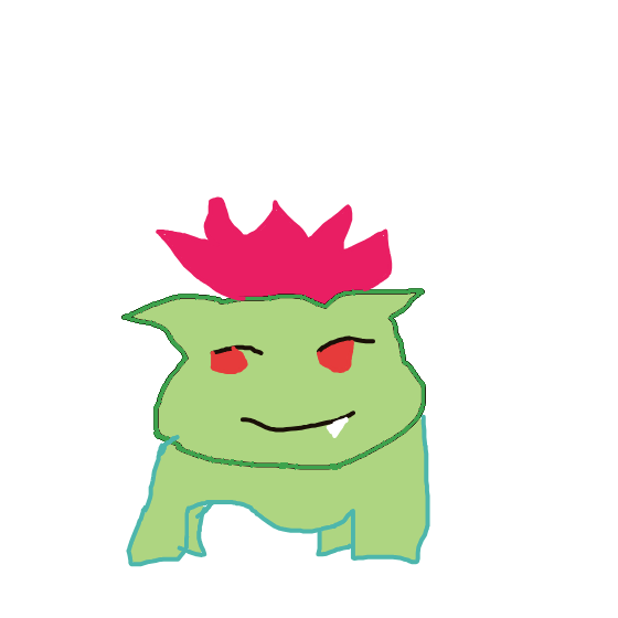 StormySquirtle45's drawing of Bulbasaur — Pokémon sketch on Sketchdex