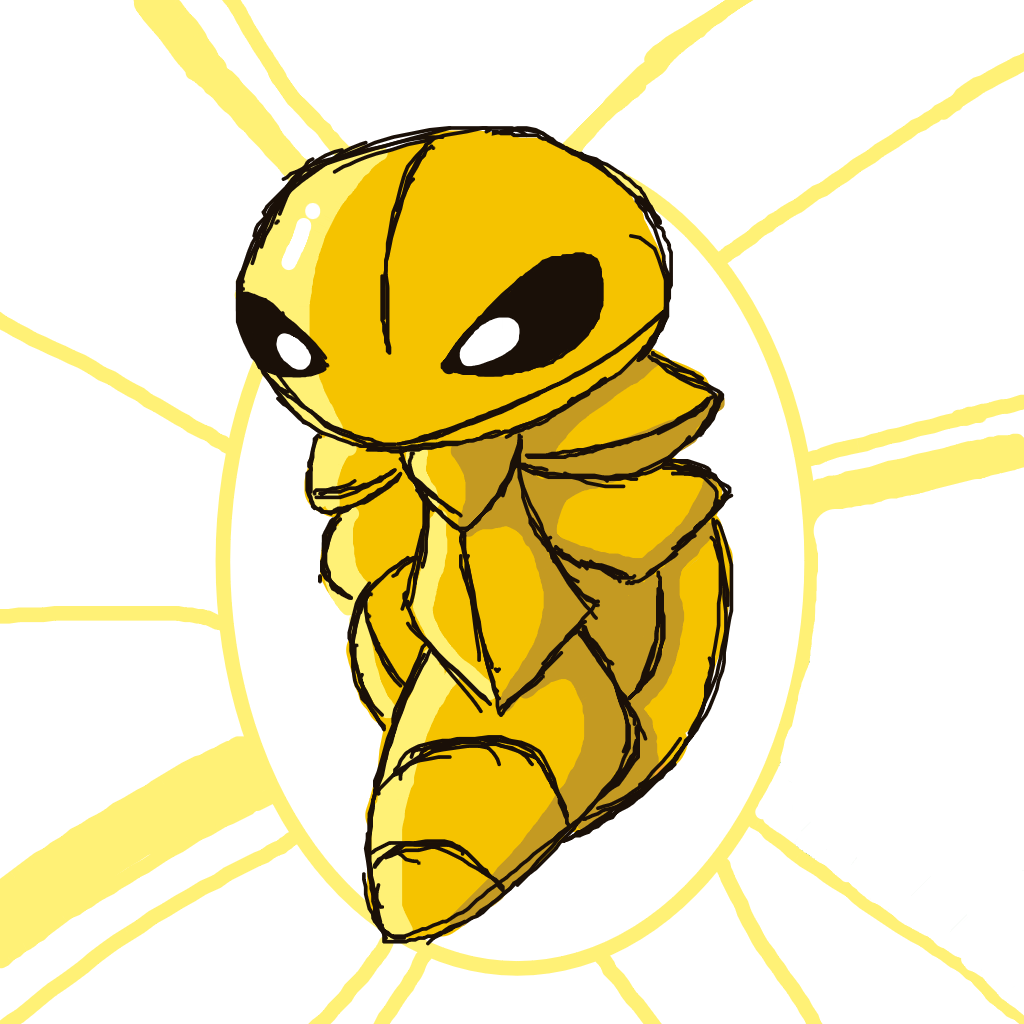 ReiKimura10's drawing of Kakuna — Pokémon sketch on Sketchdex
