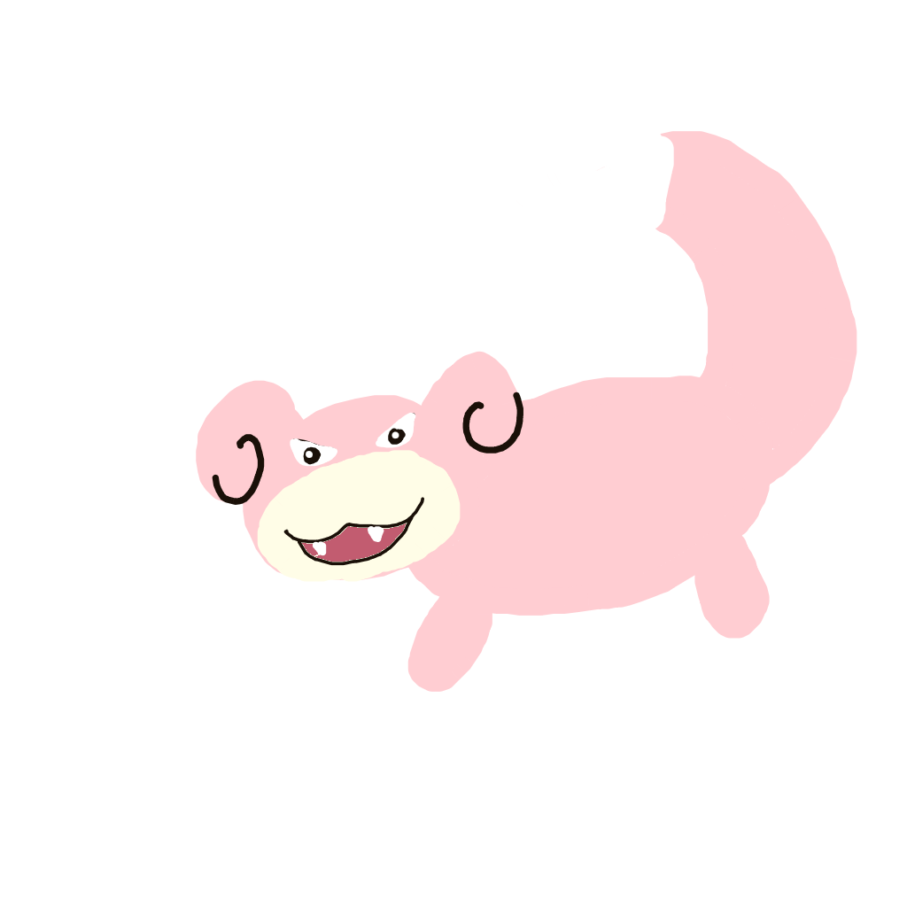 Slowpoke drawing