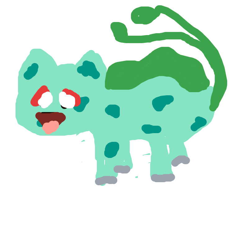 SKWOVET492's drawing of Bulbasaur — Pokémon sketch on Sketchdex