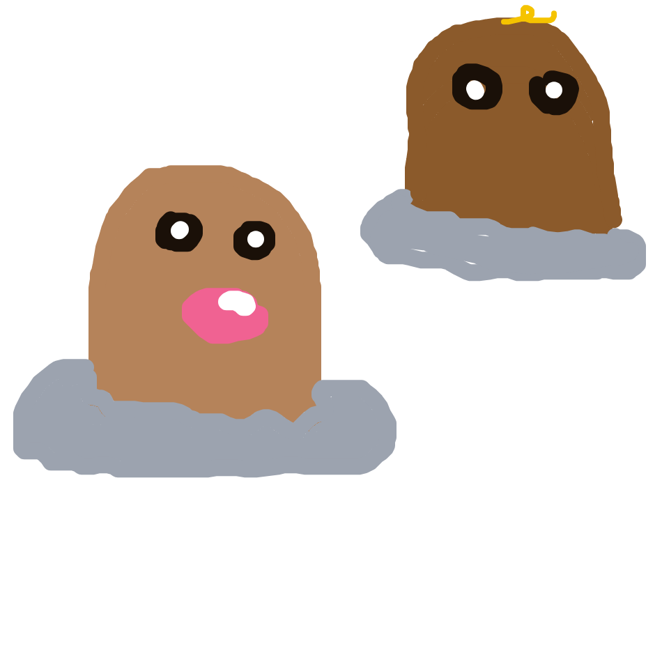 SKWOVET492's drawing of Diglett — Pokémon sketch on Sketchdex
