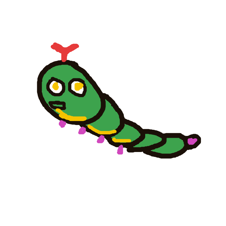ChaosJolteon331's drawing of Caterpie — Pokémon sketch on Sketchdex