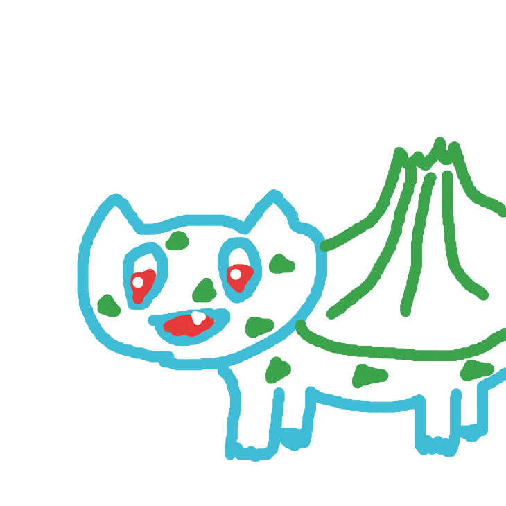ChaosJolteon331's drawing of Bulbasaur — Pokémon sketch on Sketchdex