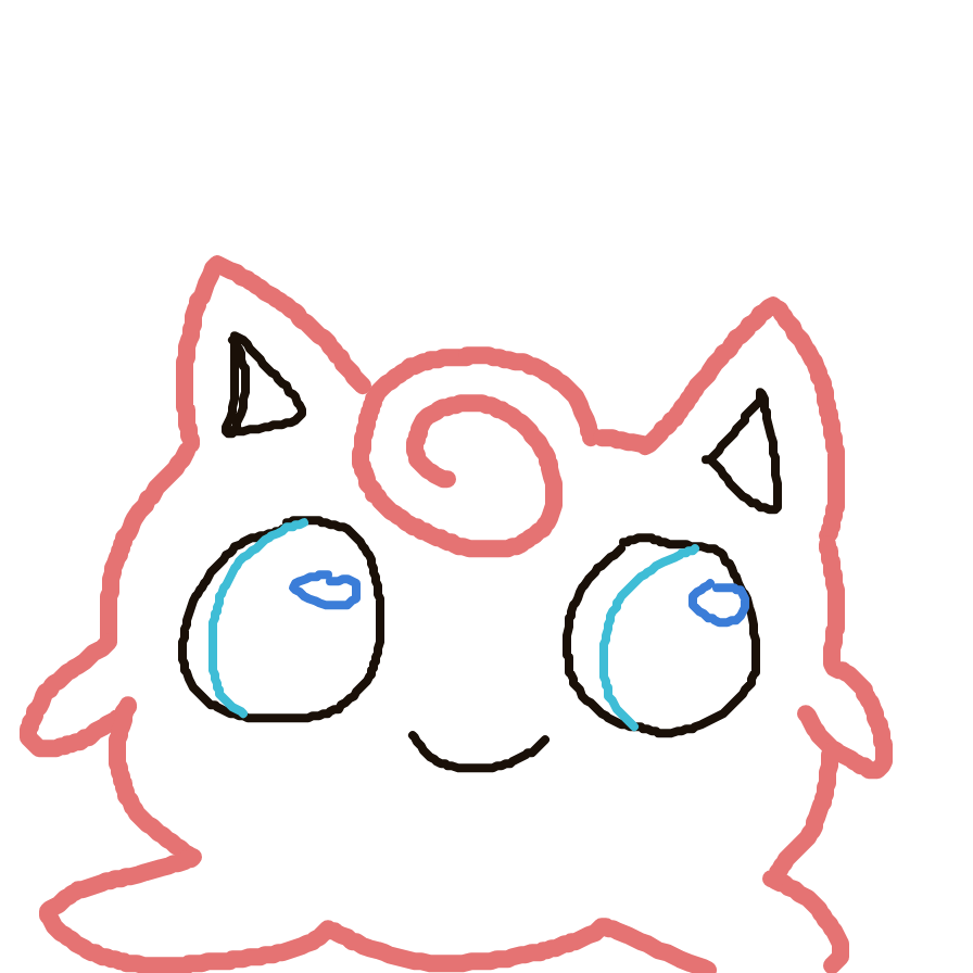 FlameChansey178's drawing of Jigglypuff — Pokémon sketch on Sketchdex