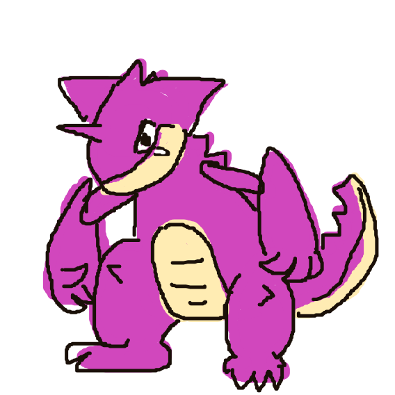 Mcskitterz's drawing of Nidoking — Pokémon sketch on Sketchdex
