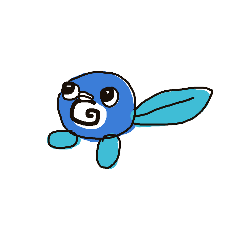 Mcskitterz's drawing of Poliwag — Pokémon sketch on Sketchdex