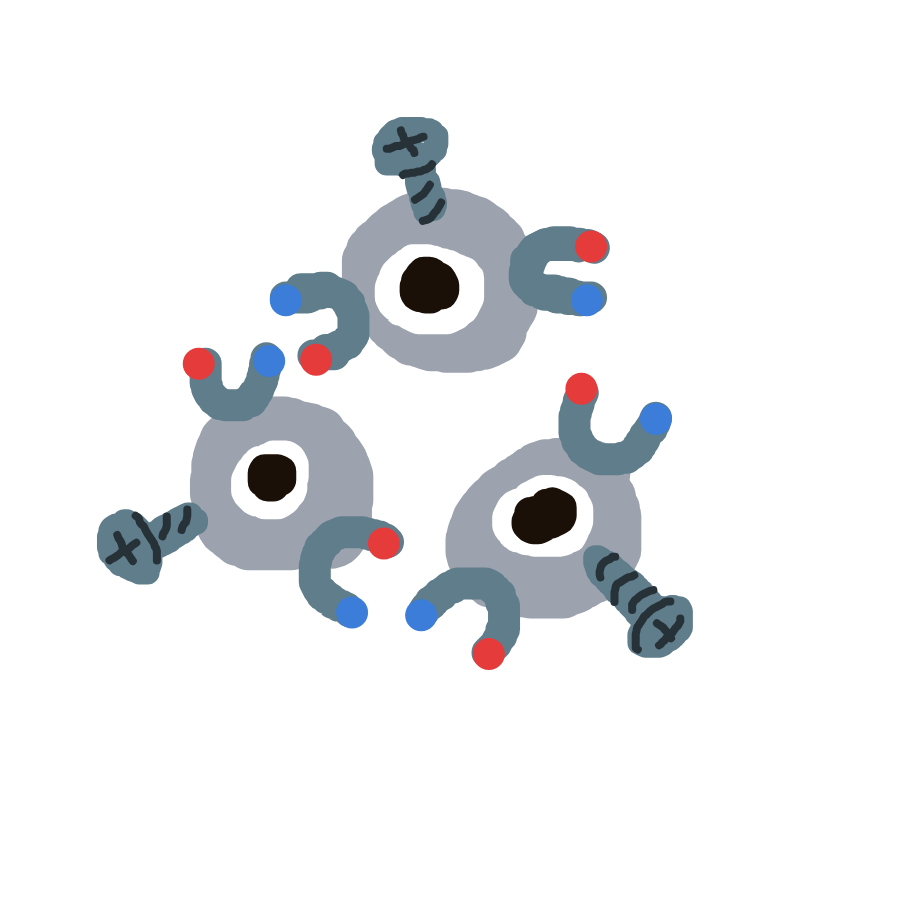 Mcskitterz's drawing of Magneton — Pokémon sketch on Sketchdex