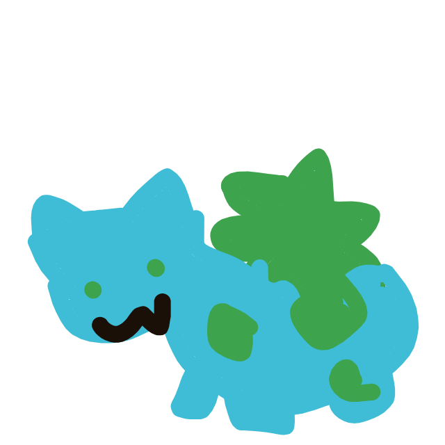 PanchamChespinLover's drawing of Ivysaur — Pokémon sketch on Sketchdex