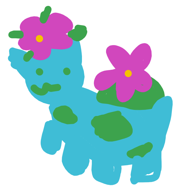PanchamChespinLover's drawing of Venusaur — Pokémon sketch on Sketchdex