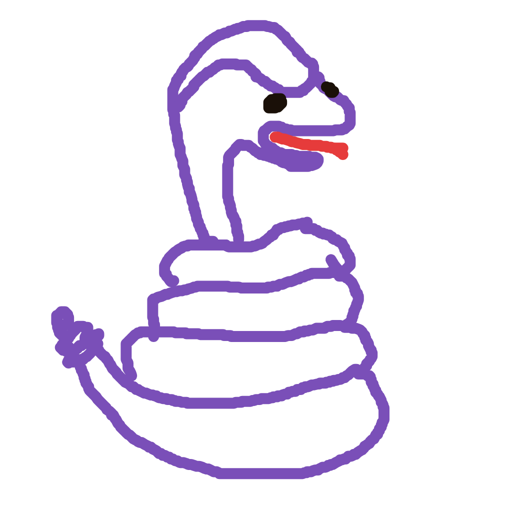 BlazeBulbasaur468's drawing of Ekans — Pokémon sketch on Sketchdex