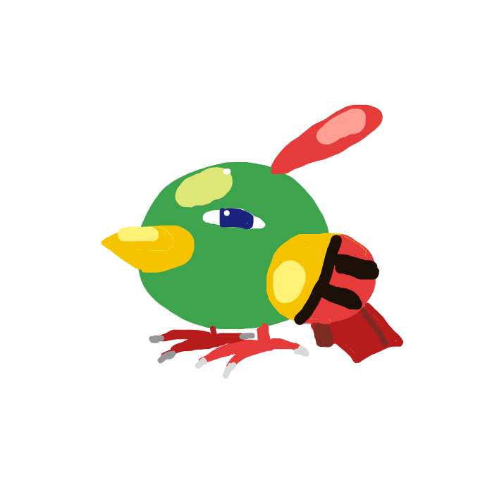goliatchan2's drawing of Natu — Pokémon sketch on Sketchdex