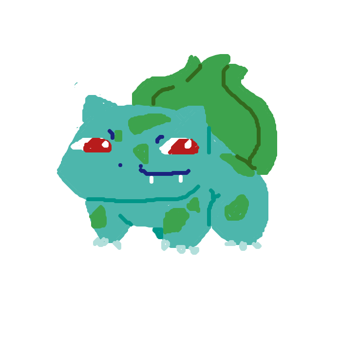 goliatchan2's drawing of Bulbasaur — Pokémon sketch on Sketchdex