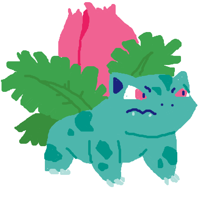 goliatchan2's drawing of Ivysaur — Pokémon sketch on Sketchdex