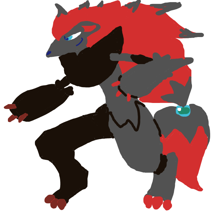 goliatchan2's drawing of Zoroark — Pokémon fan art on Sketchdex