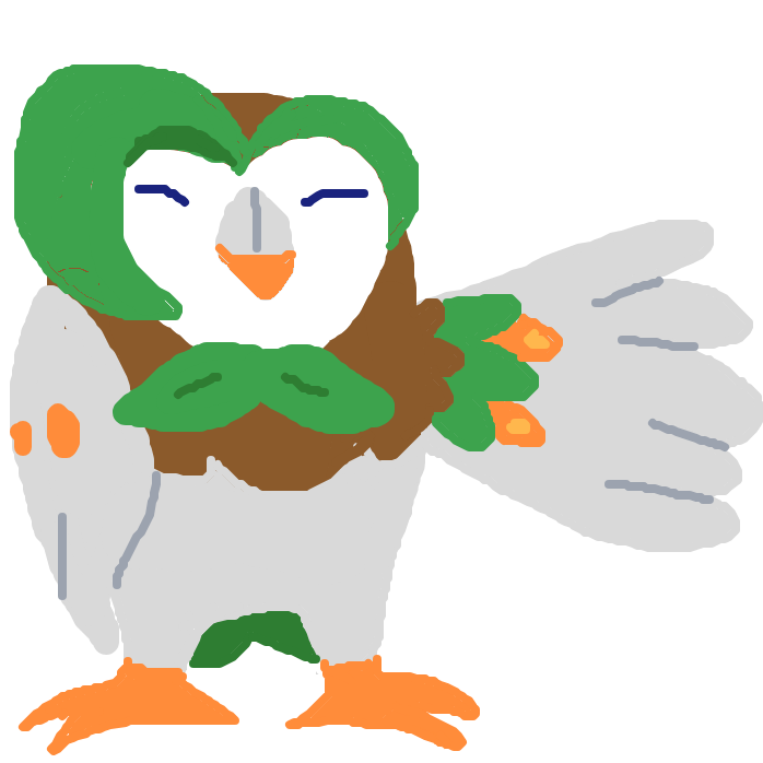 goliatchan2's drawing of Dartrix — best Pokémon fan art on Sketchdex