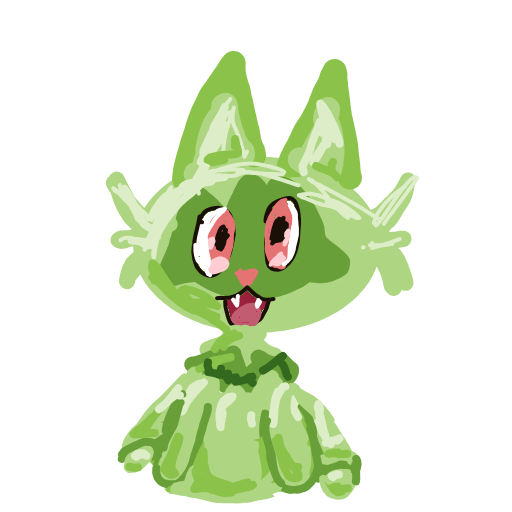 GigaScyther250's drawing of Sprigatito — Pokémon sketch on Sketchdex
