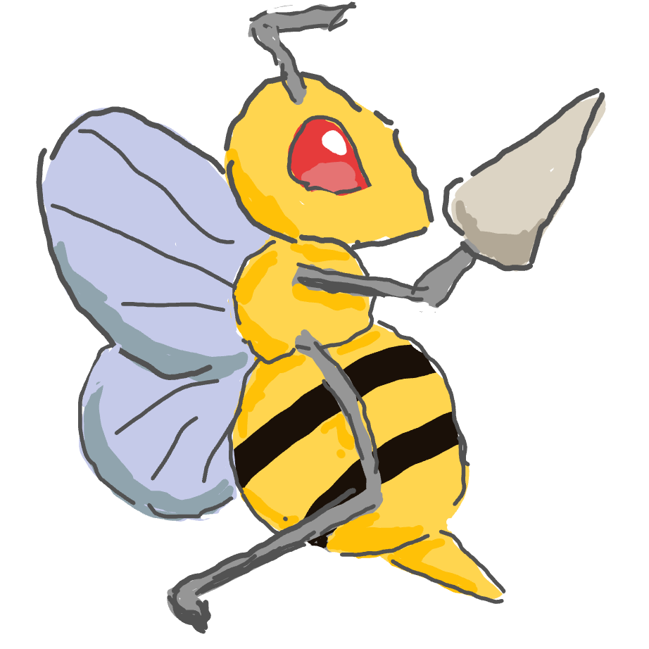 Pinkachu's drawing of Beedrill — Pokémon sketch on Sketchdex