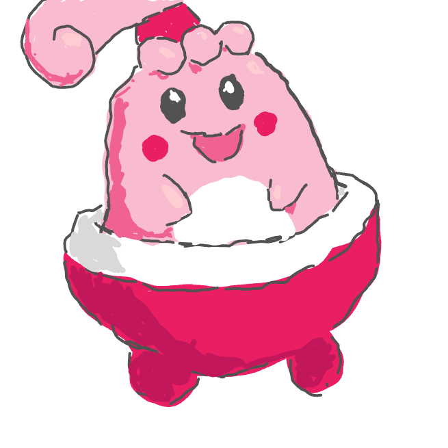 Pinkachu's drawing of Happiny — best Pokémon fan art on Sketchdex