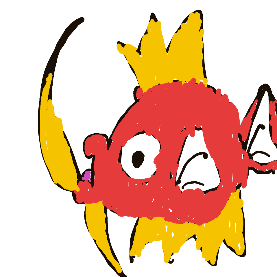 Sebas's drawing of Magikarp — Pokémon sketch on Sketchdex