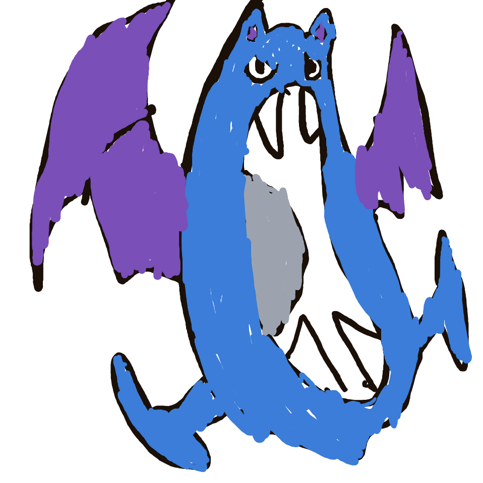 Sebas's drawing of Golbat — Pokémon sketch on Sketchdex