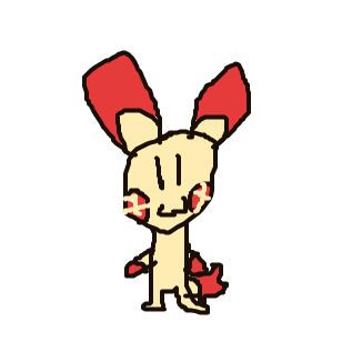 ShinyKangaskhan159's drawing of Plusle — Pokémon sketch on Sketchdex