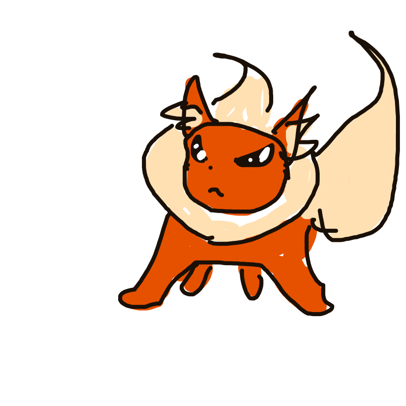 Flareon drawing