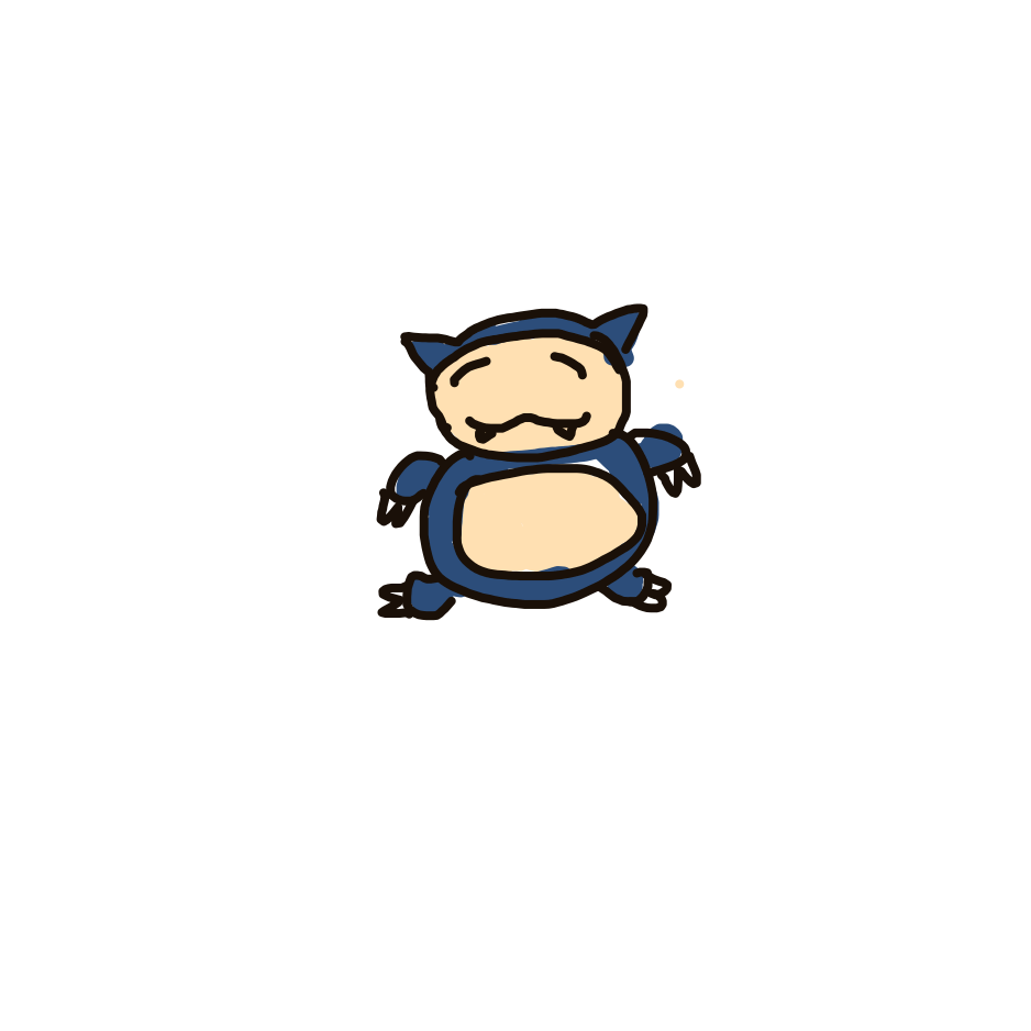 Snorlax drawing
