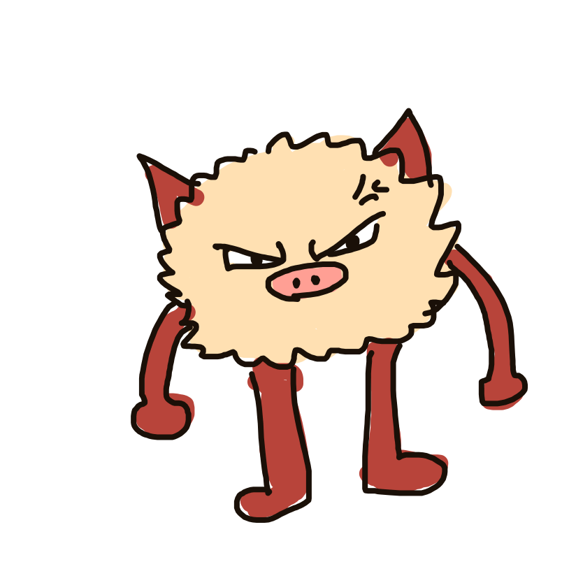 Mankey drawing