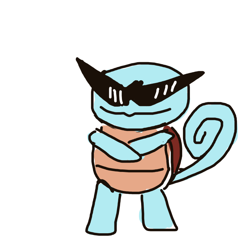 gwynny's drawing of Squirtle — Pokémon sketch on Sketchdex