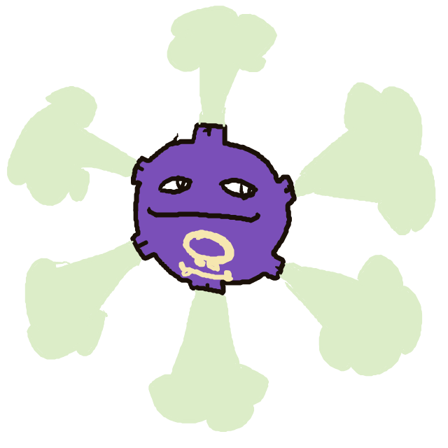 Koffing drawing