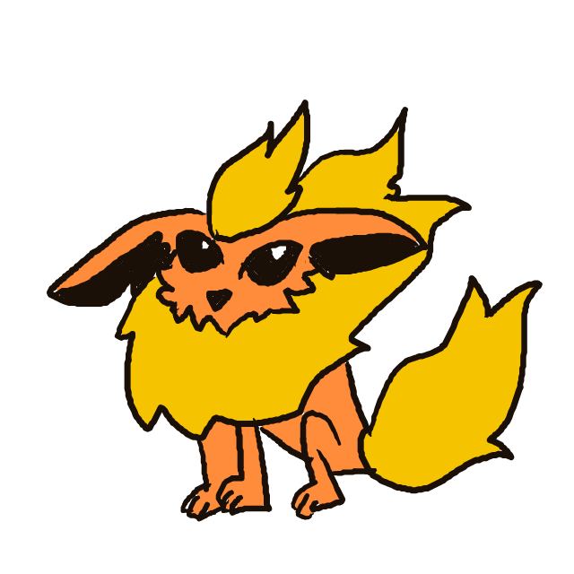 Flareon drawing