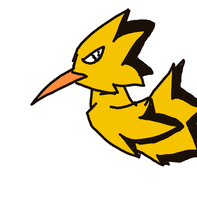 Zapdos drawing