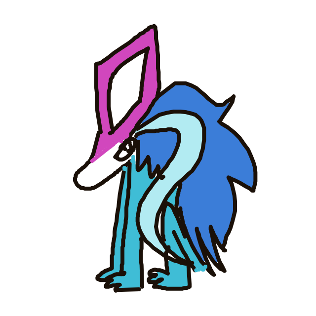 Zeroacebest's drawing of Suicune — Pokémon sketch on Sketchdex
