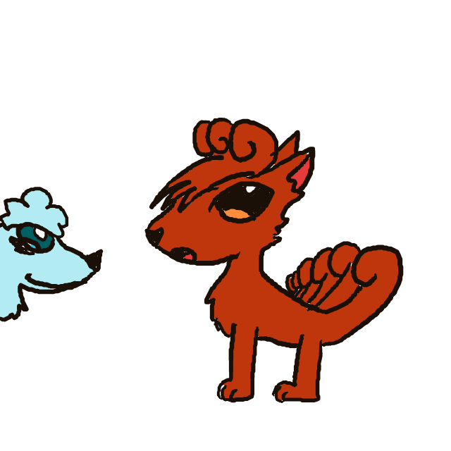 Vulpix drawing