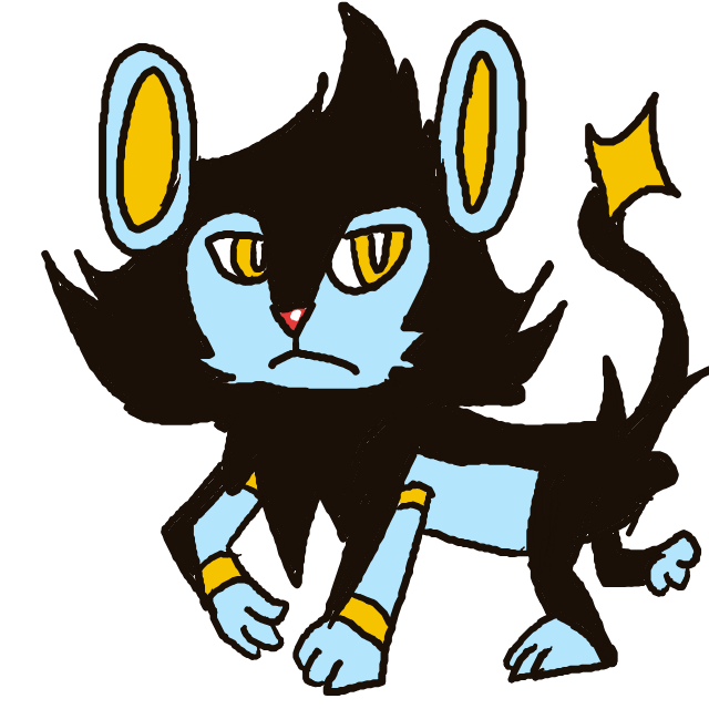 Zeroacebest's drawing of Luxio — Pokémon sketch on Sketchdex