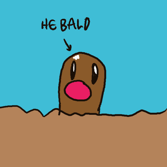 Diglett drawing