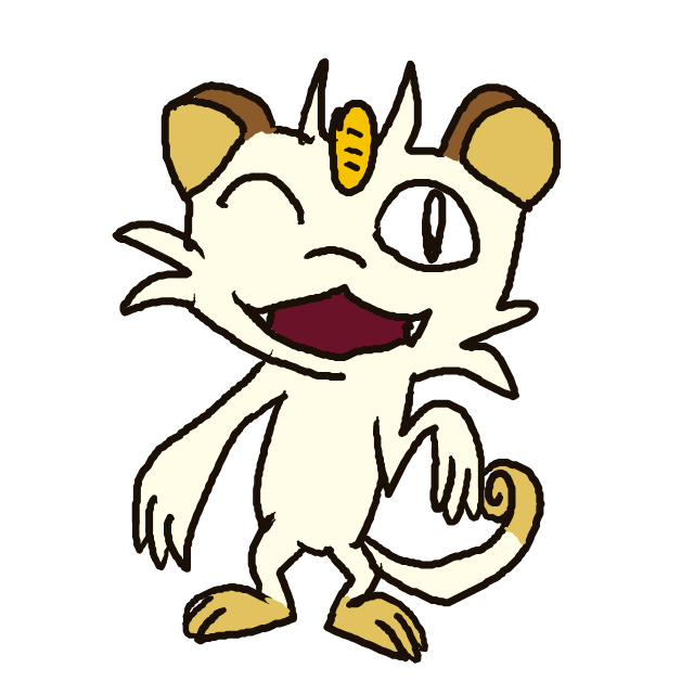 Meowth drawing