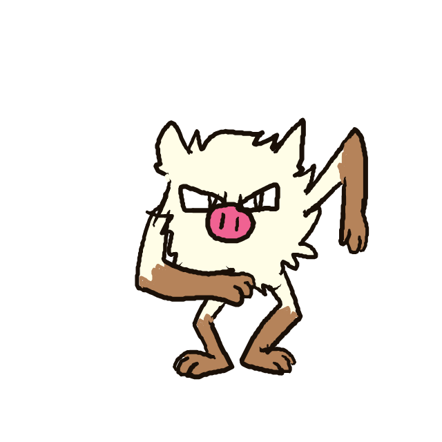 Mankey drawing