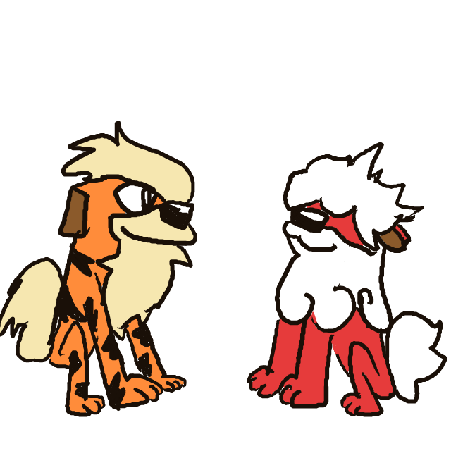 Growlithe drawing
