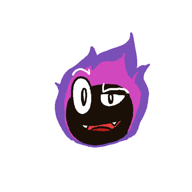 Gastly drawing
