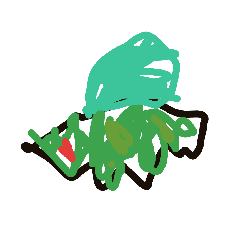 PrimalPikachu269's drawing of Bulbasaur — Pokémon sketch on Sketchdex