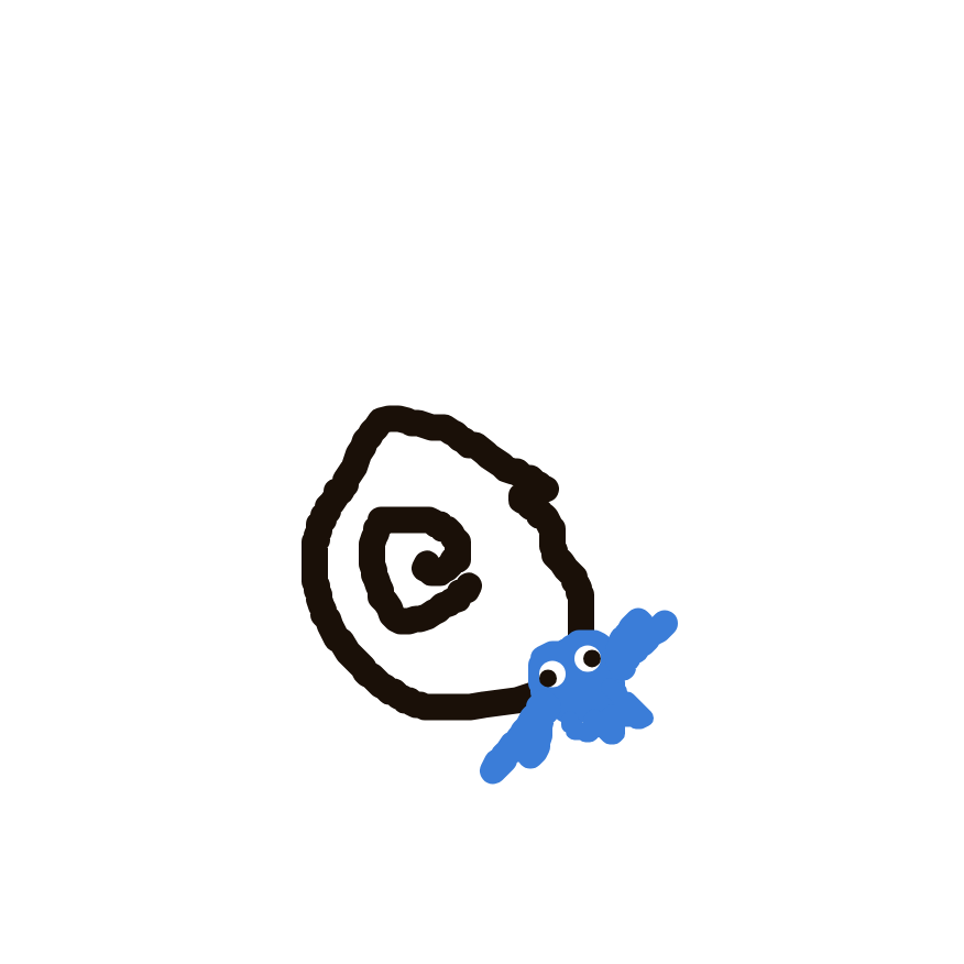 BraveBlastoise996's drawing of Omanyte — Pokémon sketch on Sketchdex