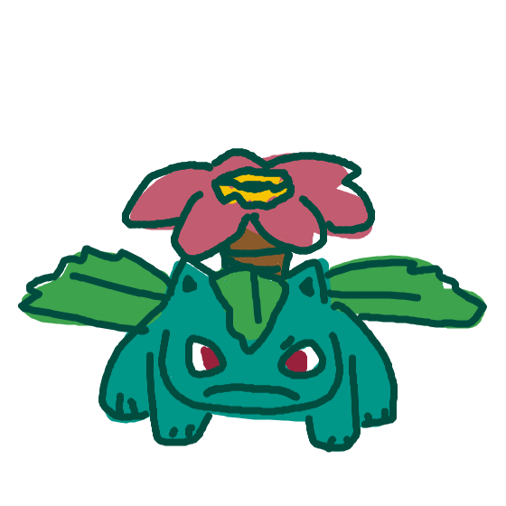 bunbiiit's drawing of Venusaur — Pokémon sketch on Sketchdex
