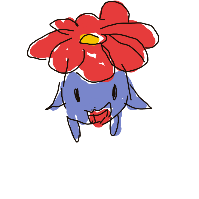 NinjaChansey241's drawing of Vileplume — Pokémon sketch on Sketchdex