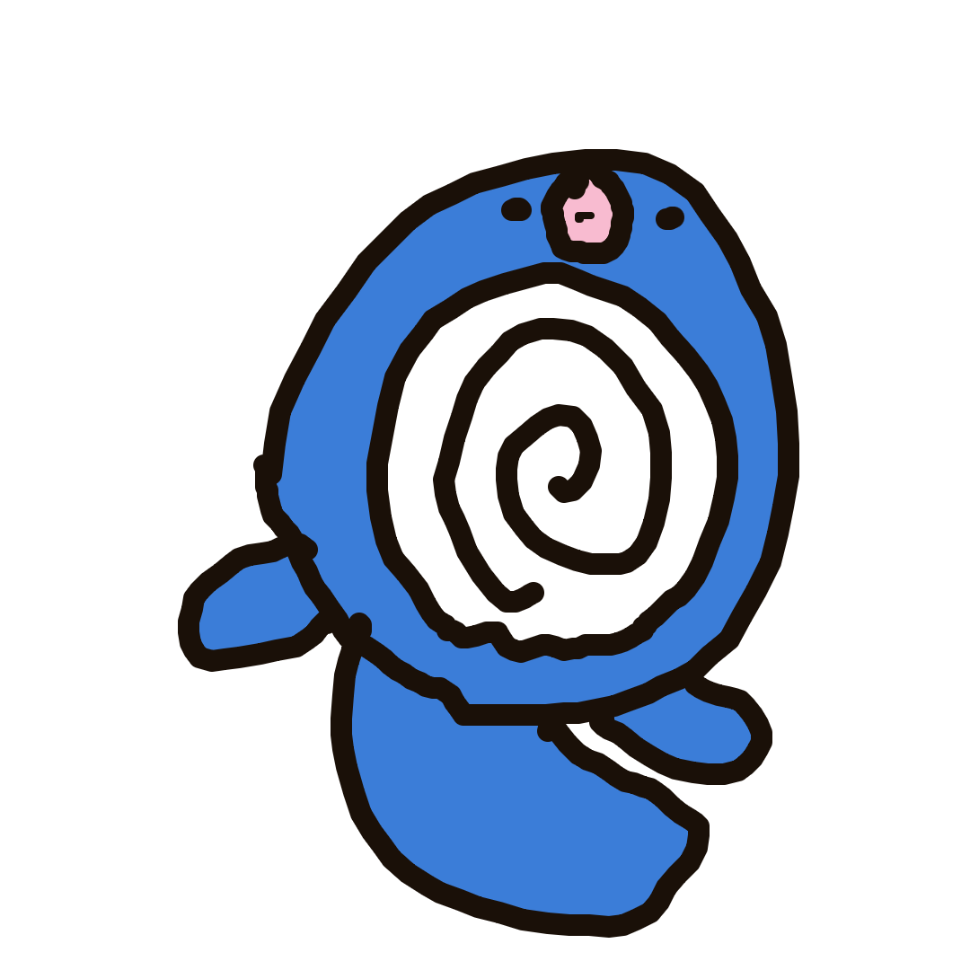 AlphaGyarados29's drawing of Poliwag — Pokémon sketch on Sketchdex