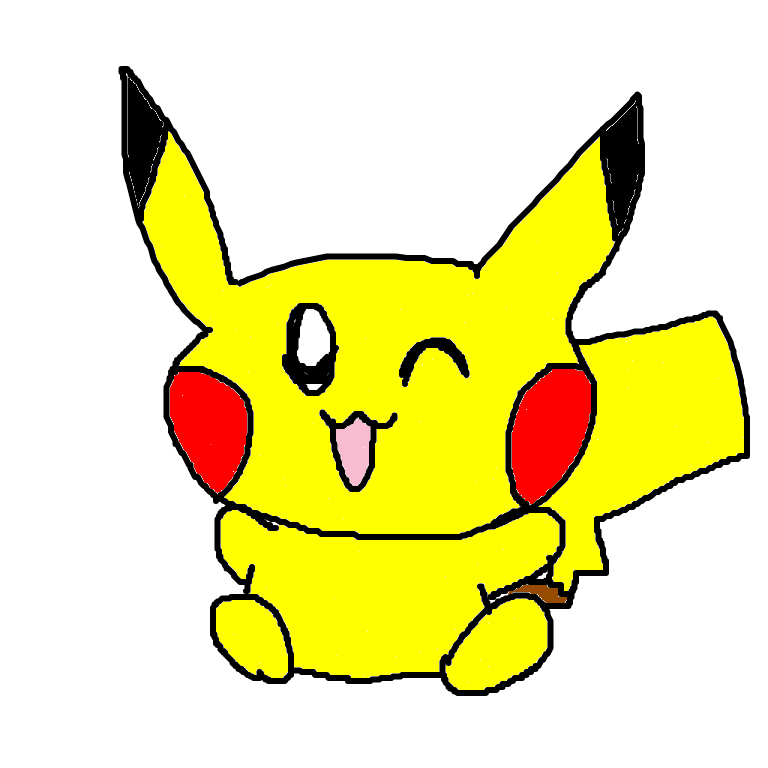 aloneonamoon's drawing of Pikachu — Pokémon fan art on Sketchdex