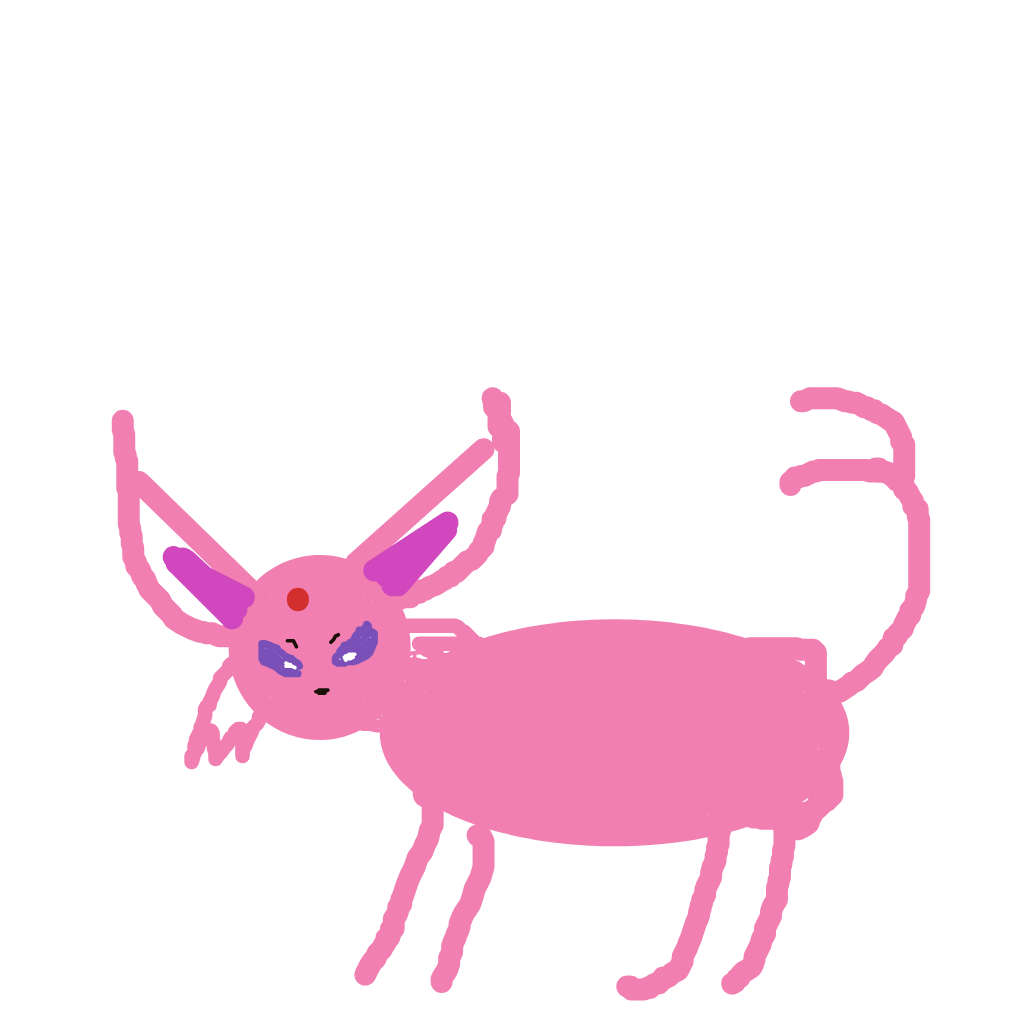 max730's drawing of Espeon — Pokémon sketch on Sketchdex